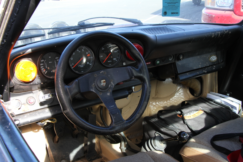 Inside, it’s a pretty normal 911.